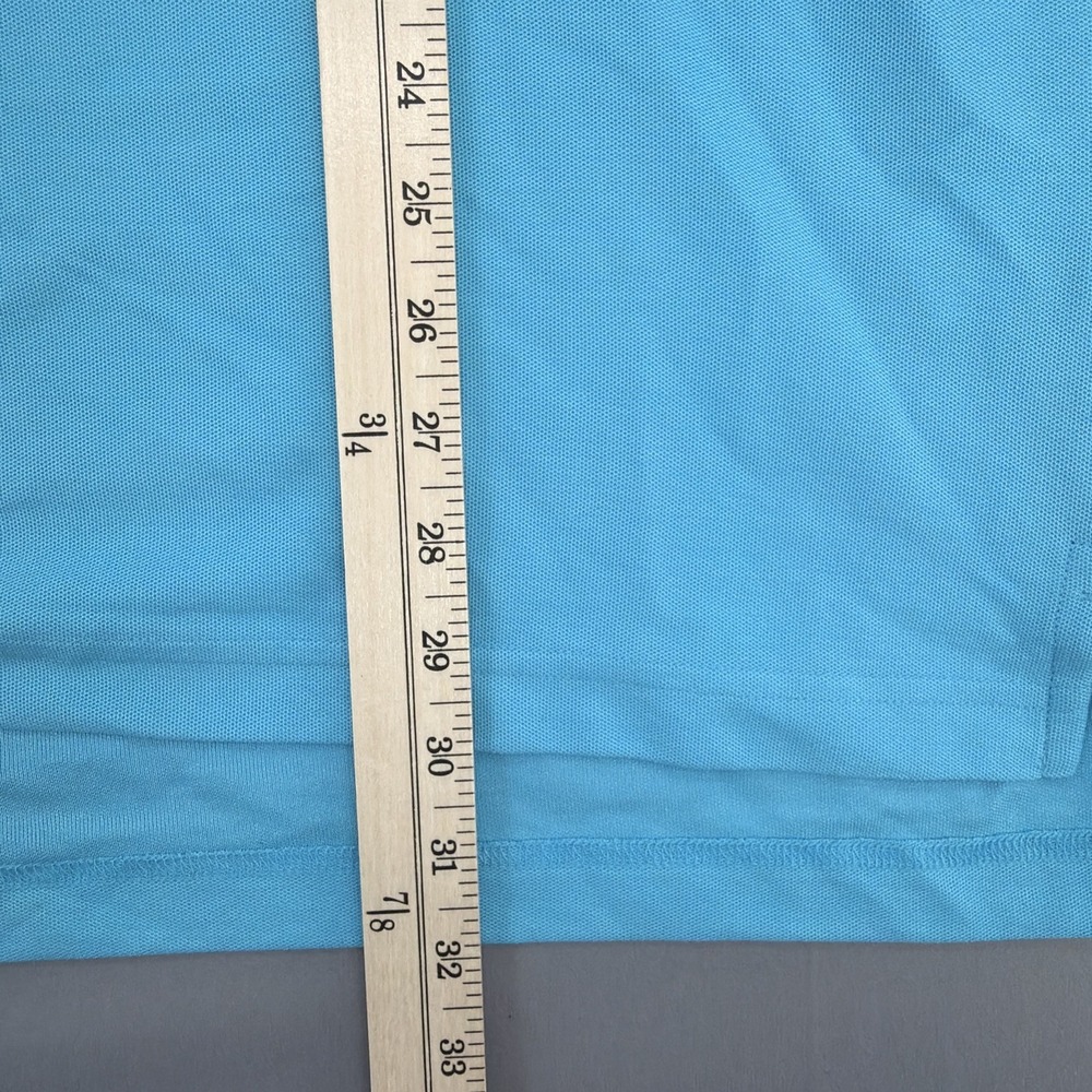 U.S. Polo Assn Performance Pique Polo Shirt Men's XL Blue Pony Short Sleeve Golf - Picture 5 of 8